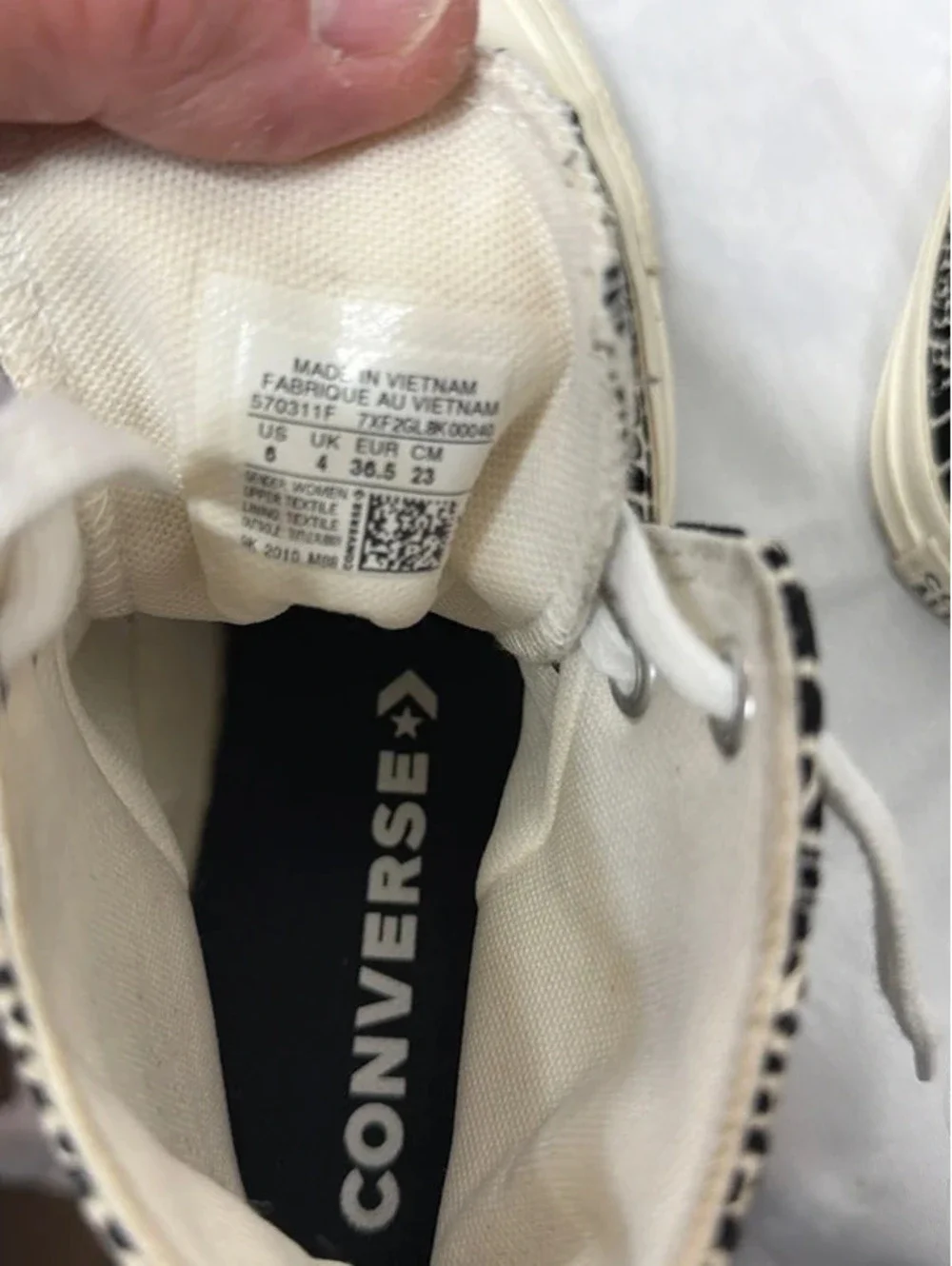 Converse, high top sneakers